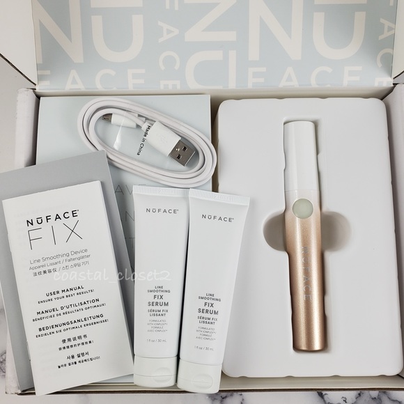 NuFACE Limited Edition The Fix Line Smoothing Device + Fix Line Smoothing Serum